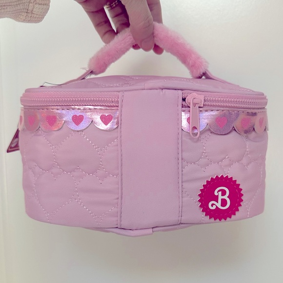 Barbie Jeweled Logo Makeup Bag - Picture 6 of 7